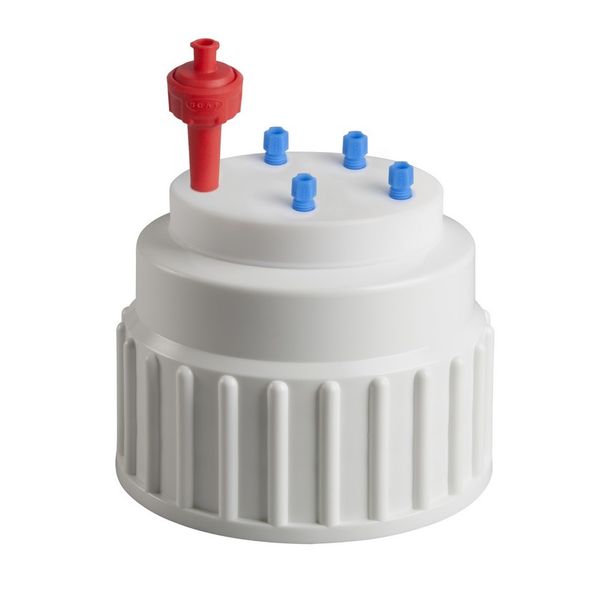 SCAT SafetyCap IV, B83, 4x PFA-Fittings 3,2 mm AD + Belüftungsventil