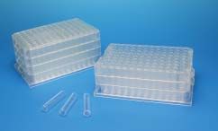 JG Finneran 0.5 ml MTP System Topas Plate with PTFE/Silicone/PTFE Liner, Cover & Glass 9x17 mm Flat Bottom Vials
