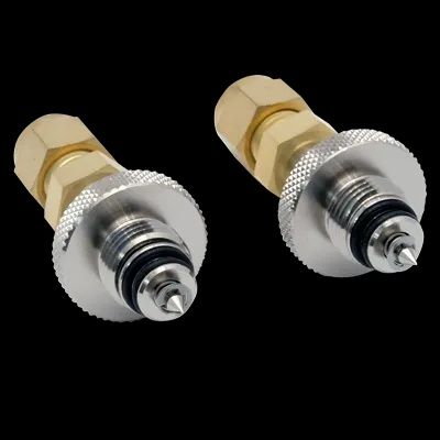 Phenomenex Zebron Gasmanagement – ​​1/4 Zoll Messing-Click-on-Anschluss, 1/4 Zoll Messing, 2 St/Pkg