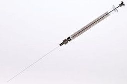 Hamilton 0.5 μl, Modell 7000 KH OC Spritze, Knurled Hub Nadel, 32 Gauge, 100 mm, point style 3, max. Druck 6000 psig (413.7 bar), max. Temperatur 115°