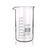 Product Image of Beaker 1000 ml, high, with spout, Borosilikat glass 3.3, graduated