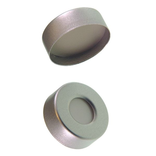 Microsolv Headspace Crimp Cap 20 mm, with white Sil/white PTFE Septa, 100 pc/PAK