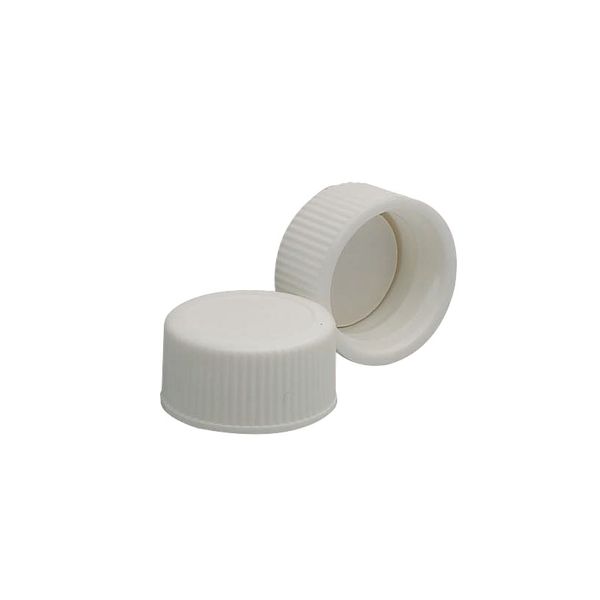DWK Wheaton Schraubkappe, PP, weiß, mit PE-Einlage, Größe 18-400, 200 St/Pkg