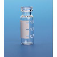 Product Image of 2.0 ml Big Mouth Clear Vial, 12x32 mm with White Graduated Spot, 11 mm Crimp/Snap Ring, 10 x 100 pc/PAK