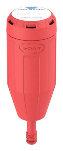 SCAT Exhaust filter L, V3.0, label, 1 pc/pkg
