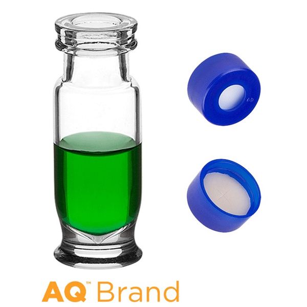 Microsolv EPP MRV Vial, clear, 1.8 ml, Snap Cap blue with Sil/PTFE Septa slit, deactivated, 100 pc/PAK