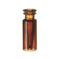 Product Image of ND11 TopSert: TPX Snap Ring Vial, 32x11,6mm, amber, with integrated 0,2ml Glass Micro-Insert, 10 x 100 pc