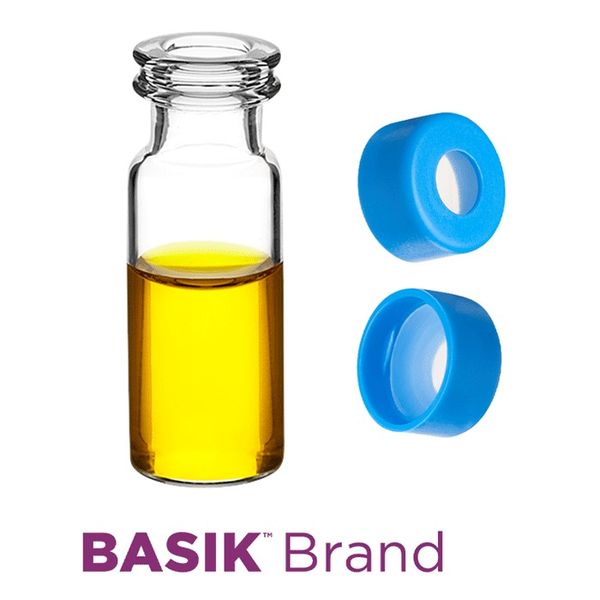 Microsolv EPP Vial, clear, 2 ml, Snap Cap blue with AQR Sil/PTFE Septa, Project Triage, 100 pc/PAK