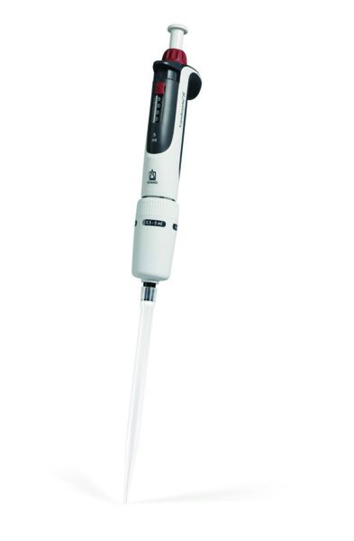 Brand GmbH & Co. KG Ein-Kanal Mikroliterpipette Transferpette S, Variabel, 500 - 5000 μl, D-5000, DE-M