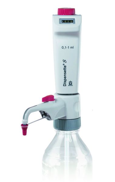 Brand GmbH & Co. KG Dispensette S, Digital, DE-M, 0,1 - 1 ml, with recirculation valve