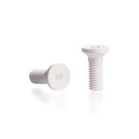 Product Image of KECK Suction connectors AS M8, screw, white, 100 pc/PAK