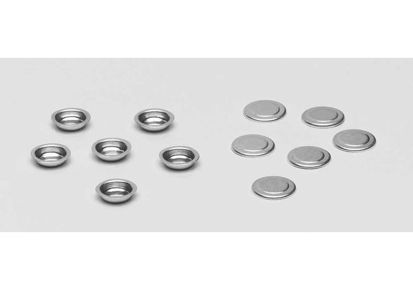 PerkinElmer Aluminium Probenpfannen und -abdeckungen für leicht-flüchtige Proben, 400 St/Pkg