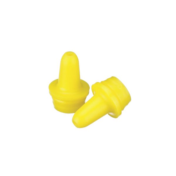 DWK Wheaton LDPE dropper bottle tip, yellow, for screw cap 15-415 and 7-15 ml dropper bottle, 15 mm, 1000 pc/PAK