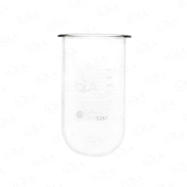 QLA 1000mL Clear Glass Vessel for Sotax, Serialized