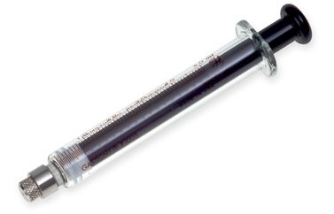 Hamilton 5 ml, Modell 1005 RN Spritze, ohne Nadel, max. Druck 200 psig (13.8 bar), max. Temperatur 115°C / 239°F