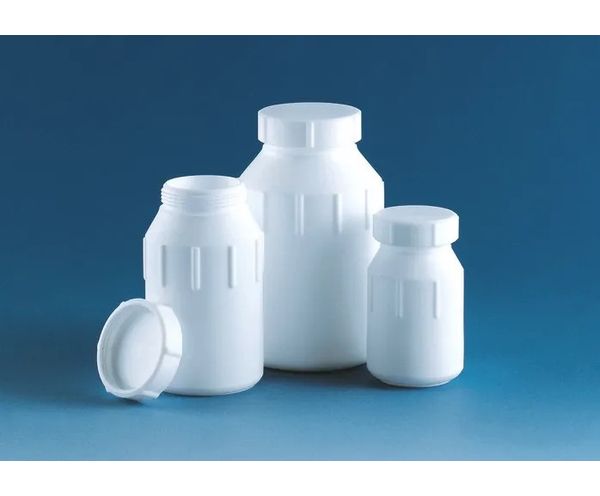 Brand GmbH & Co. KG Flasche, PTFE, Weithals 100 ml Öff.-D. 35 mm mit Schraubkappe