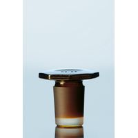 Product Image of DURAN® glass flat-head stoppers, amber, octagonal, semi-hollow, NS 29/32, 10 pc/PAK