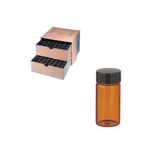Supelco Precleaned 15ml Amber Screw Cap Vial, 100 pc/PAK