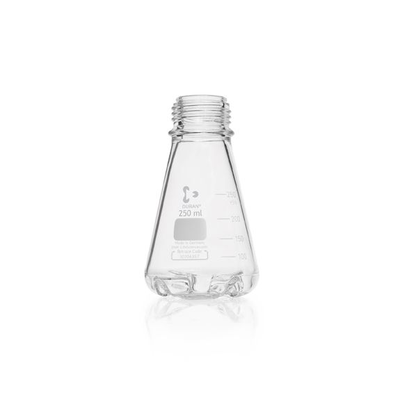 Duran Group DURAN, Schikanekolben, GL45, 4 Bodenschikanen, 250ml, 4 St/Pkg