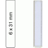 Product Image of 0,3 mL Mikroeinsatz f. weite Öffnung AD: 6 mm, Außenhöhe: 31 mm klar, flacher Boden, Packung à 100 Stück