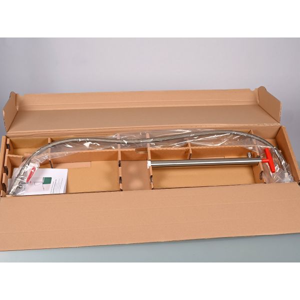 Bürkle Stainless steel barrel pump w/discharge hose/stopcock,36cm, old No. 5601-041