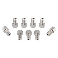 Product Image of Tubing Connector Fittings, High Pressure, 1/16th inch, SS, Hex Heads, Short Length 10-32 Screw Threads, ARE-Applied Research brand10/PAK