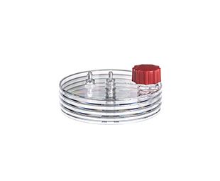 Greiner Bio-One CELLdisc, 4 Layer, PS, 1.000 cm², clear, Standard-Screw Cap red, TC, sterile, 4 pc/PAK