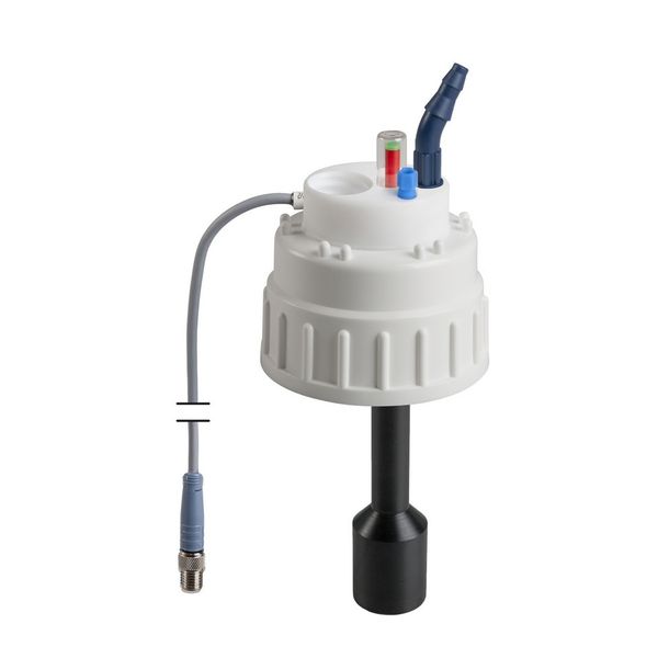 SCAT SafetyWasteCap, B53, elektron. Füllstandskontrolle, 1x 2,3/3,2 mm AD, 1x 5,0 - 11,5mm ID + Anschluss für Abluftfilter