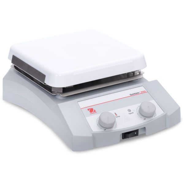 Ohaus Heizrührer Guardian 2000 e-G21HS07C, 230V 50Hz, EU, Platte 178 x 178 mm, 70 - 500°C, 200 - 1600 u/min