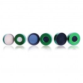 DWK Wheaton 20 mm Kappe mit Überdrucksicherung, PTFE/Butyl, 100 St/Pkg