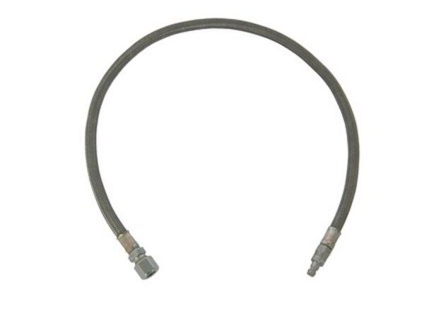 Merck PTFE-Schlauch, Edelstahl-ummantelt, mit Schnellanschlusskupplung u. Rohrverschraubung, 10 mm x 80 cm