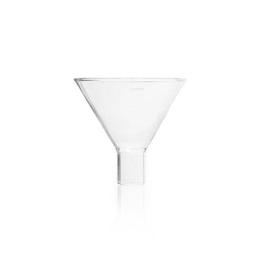 Duran Group Powder funnel/DURAN, rim O.D. 100 mm with short wide stem, 10 pc/PAK