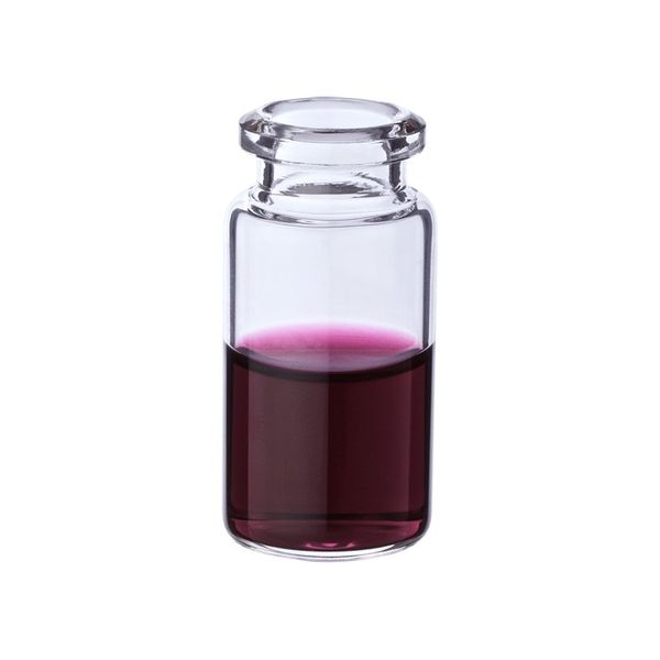 Microsolv Headspace Vial clear, 10 ml, Crimp Top 20 mm, Flat Bottom, 100 pc/PAK