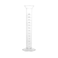 Product Image of 250mL Graduated Cylinder, Funnel Top, Hexagonal Base, Serialized