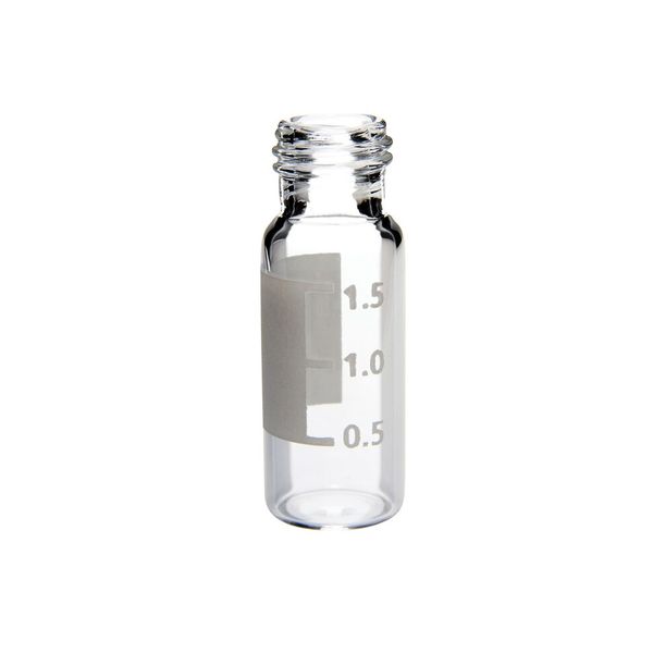 Thermo Fisher Scientific 4 ml Vial, klares Borosilikatglas (Typ 1, Klasse A), kurzes Schraubgewinde 9 mm, 15 x 46 mm, 500 St/Pkg