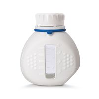 Product Image of DURAN® TILT Light Shield white incl. four GL 56 Bottle Tags (Orange, Yellow, Blue, Purple) Silicone, 4 pc, 4 pc/PAK