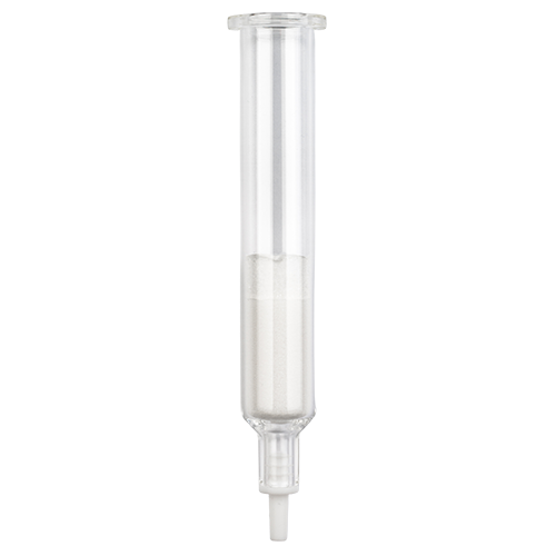 LCTech SPE Column Elufix Ready-to-Use Columns, glass, for method H53, with LUER outlet, Filling material: 2 g FLORISIL (150 - 250 μm) & 2 g anhydrous 