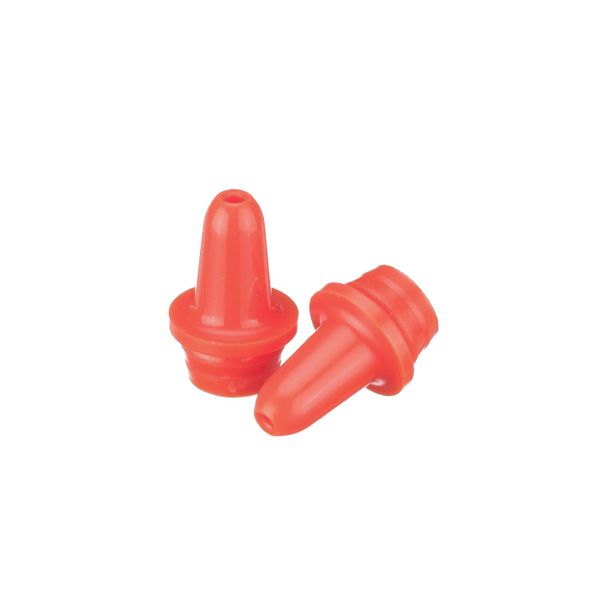 DWK Wheaton 13 mm LDPE dropper bottle tip, for 13-425 screw cap and 6 ml dropper bottle, orange, 1000 pc/PAK
