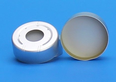 JG Finneran 20 mm Silver Pressure Release Seal, 0.100" PTFE/Silicone Lined, 100 pc/PAK