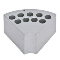 Product Image of Sectional block for 12 mm test tubes, for Guardian x000 with aluminum plate