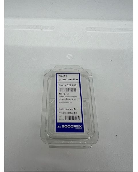 Sonstige Schutzfilter PE 6,3 x 2,5 mm (l x Ø), passend auf Acura dilute 810, 100 St/Pkg