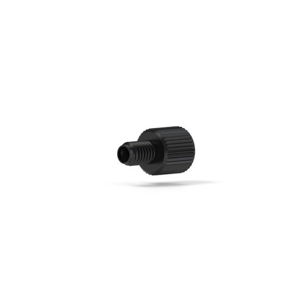 Upchurch Scientific SealTight Fitting, zweiteilig, kurz, 10-32 konisch, für 1/16'' AD, schwarz, 10 St/Pkg