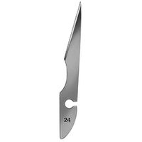 Product Image of Scalpel Blades No. 24 non-sterile, in Paper Foil, 12 pc/PAK