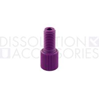 Product Image of Fitting, 1/4-28 x 1/16'' Nut, Purple, 10 St/Pkg