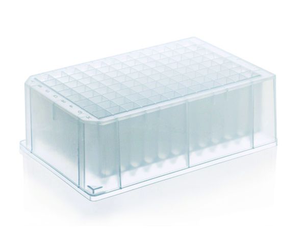 Brand GmbH & Co. KG 96-well Deep-well plate, PP, U-bottom, well shape round, standard, 1,1 ml, BIO-CERT PCR-Q, non-sterile, 24 pc/PAK