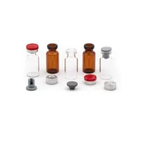 Product Image of 20 ml Injektionsflasche, Hüttenglas braun, Typ I, 32 x 58 mm,  252 St/Pkg