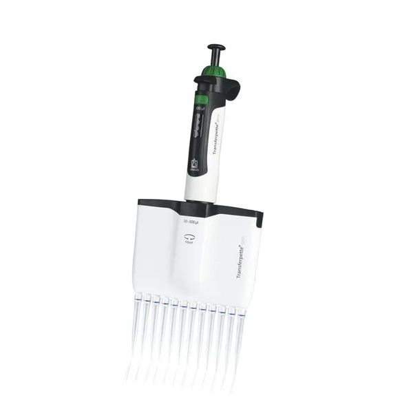 Brand GmbH & Co. KG 12-Channel microliter pipette Transferpette pro -12, variable 30–300 μl, M12-300, DE-M