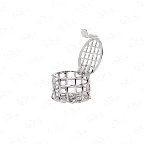 QLA 8 Mesh Basket Sinker, 316 SS, .330" (8.4mm) L x .51" (12.9mm) W capacity