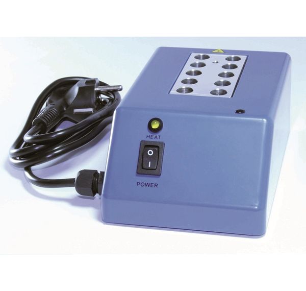 Dinkelberg Analytics Thermoblock / Incubator – BRT/DELVO-Test, 10 Bore D:10,9 mm, 230V/30W, analog