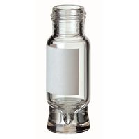 Product Image of 0,9ml Total microliter  short thread vial, ND9, 32 x 11,6mm, clear glas, label, 1000pc/PAK